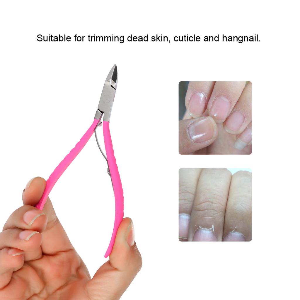Professionelles Nagelhautzange aus Edelstahl, Nagelknipser, abgestorbene Haut, Nagelmaniküre-Werkzeug