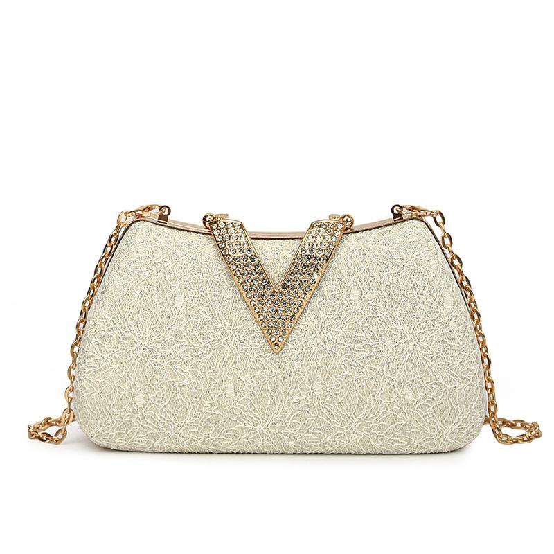Tägliche Pendler-Tasche für Damen, klein, quadratisch, mit Streifen und Diamanten besetzt, Sommer-Neuheit, exquisite Schulter-Umhängetasche