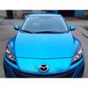 Carbon Fiber Car Headlight Eyebrows Cover Trim Sticker Head Lamp Eyelid For Mazda 3 M3 2010 - 2013 Fiber Glass Matt Black Primer