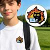 Decorative Brooch Enamel Cartoon Black Cat Shape Zinc Alloy Lapel Pin Sweater Dress Suit Lapel Badge Versatile Accessory