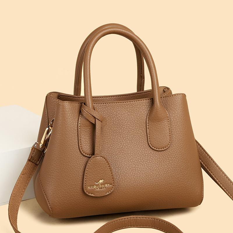 New women's bag fashionable commuter middle-aged mother portable tote bag large capacity messenger women's bag