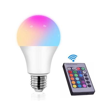Lampadina LED E27 Cambia Colore RGBW, 3W/5W/10W/15W, Alluminio Rivestito in Plastica, RGB + Luce Bianca + Flash