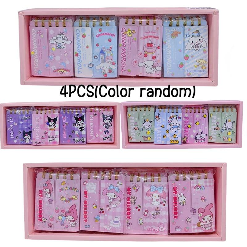 Niedliches Cartoon A7 Spiralnotizbuch für Studenten Tragbar und Überraschungs-Schreibwarengeschenk