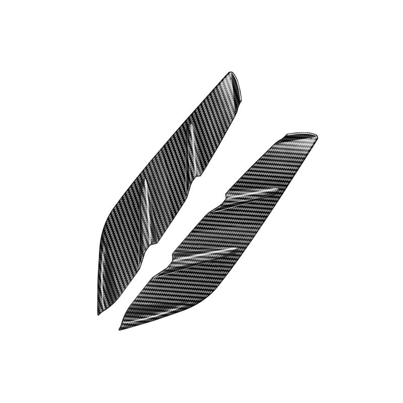 For Hyundai IONIQ 6 + Car Rear Fog Lights Lamp Strips Trim Cover Stickers Rear Bumper Spoiler