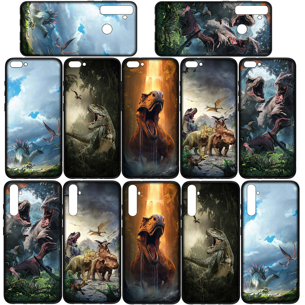 Phone Case for Samsung Galaxy S25 S24 S23 iPhone 16 15 Xiaomi Redmi Note 14 13 12 16E X 11 Pro Max OPPO Moto Huawei P30 A14C A06Cartoon Dinosaur Cover