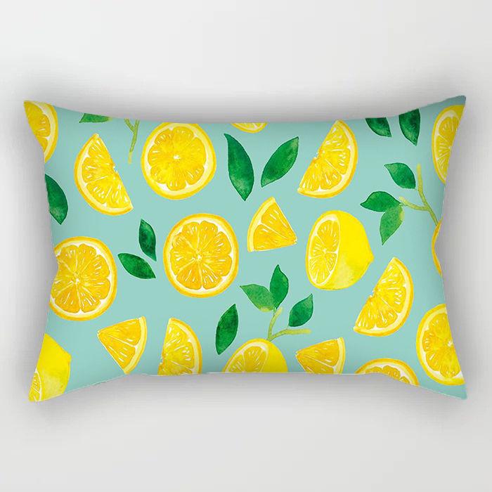 

Подушка для кровати, подголовник, спальня, гостиная, диван, автомобильная наволочка, маленький цветок ромашки, маленькая свежая прямоугольная подушка для талии 30x50cm