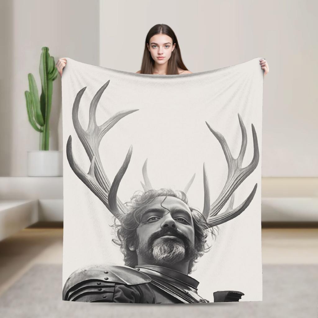 Lyonel Baratheon Throw Blanket Comfortable Funny Blanket  For Living Room Travel Office Flannel Bedspread Bed Cover