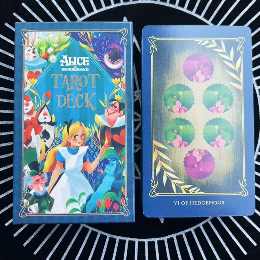 12x7 Cm Alice In Wonderland Tarot Deck Card Games