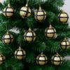 6pcs Painted Christmas Balls Pendant Shatterproof Christmas Gift Balls  Hotel Mall
