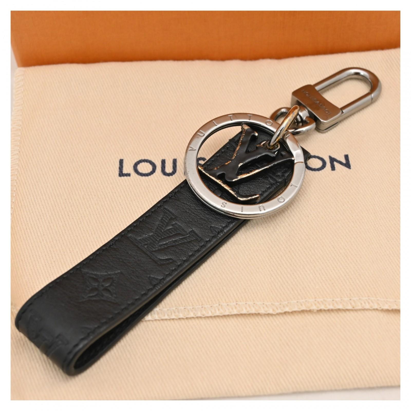 

Оригінал LOUIS VUITTON Dragonne Aerogram Брелок Шкіра Метал lv8810ba