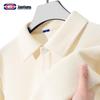 GENIOLAMODE Men's Waffle Knit Short Sleeve Polo T-Shirt