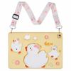 For iPad 10.2 (2021)/(2020)/(2019)/Air 10.5 Inch (2019)/Pro 10.5-inch (2017) Silicone Tablet Case 3D Duck Pattern Protective Cover with Shoulder Strap