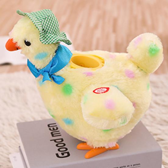 Hen Laying Eggs Toy Vivid Expression Vibrant Color Kids Toy Lays Egg Hen Toy with Music for Kids