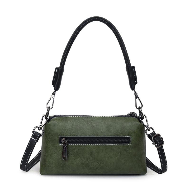 Damen Vintage Blumen Stickerei PU Leder Umhängetasche Kleine Handtasche Schultertasche Verstellbarer Riemen Lässige Tägliche Reise Damen Handtaschen