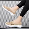 2025 spring and autumn women's Velcro lightweight velvet warm hiking shoes casual fashion wear-resistant sports shoes