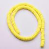 Yellow Flat Polymer Clay Bead DIY Decoration Polymer Clay Disc Beads for Necklaces Bracelets