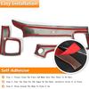 Center Console Door Inner Grab Handle Decoration Cover Trim Stickers for Jeep Grand Cherokee 2011-2025 Car Interior Accessories