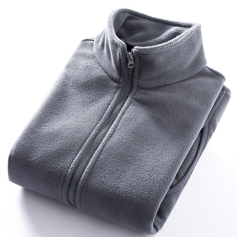 Men's Fleece Sherpa Hoodie Jacket - Double-sided, Thickened, Windproof for Autumn and Winter