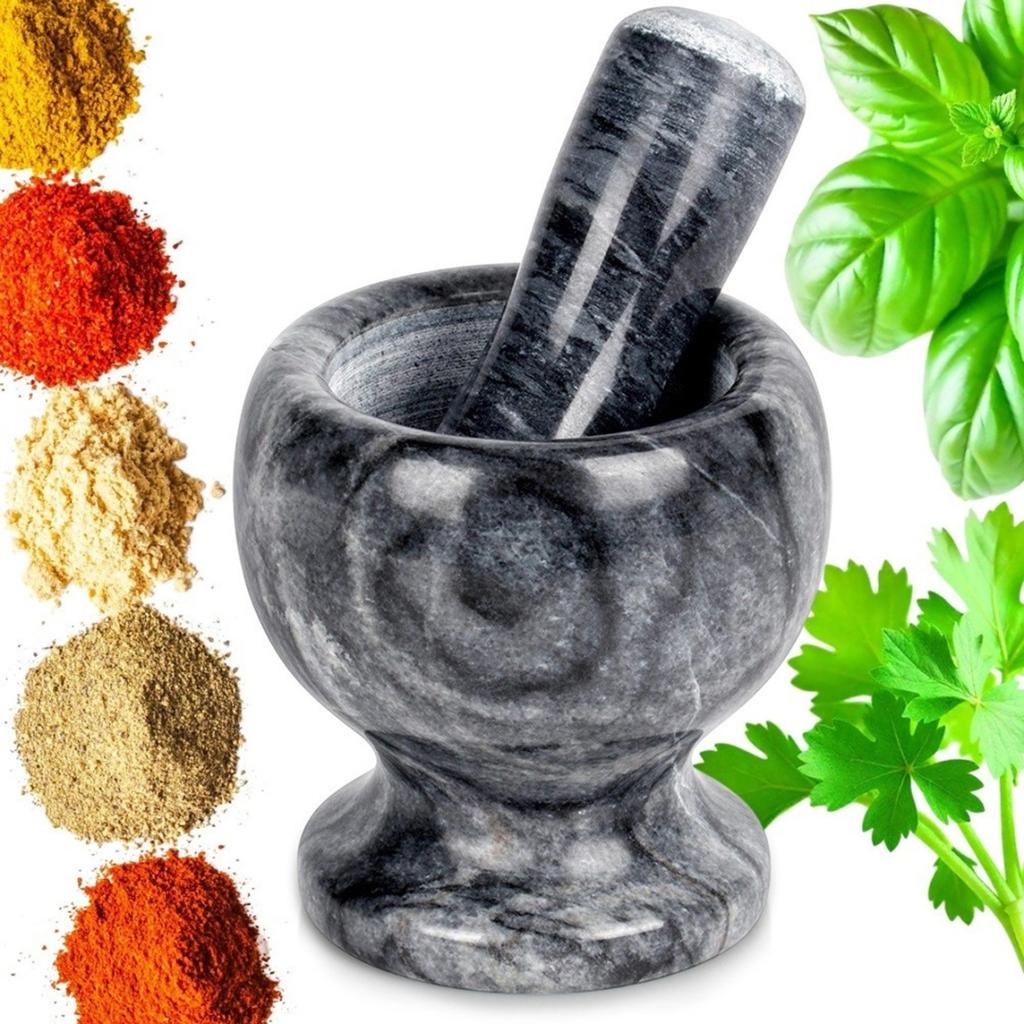 GRANITE KITCHEN MORTAR AND PESTLE 11cm 259128