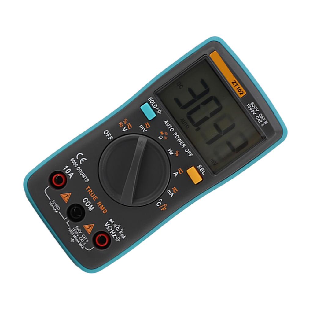 Digital Multimeter Pocket Automatic Range Current Voltage Tester for Electrician Test Household Use