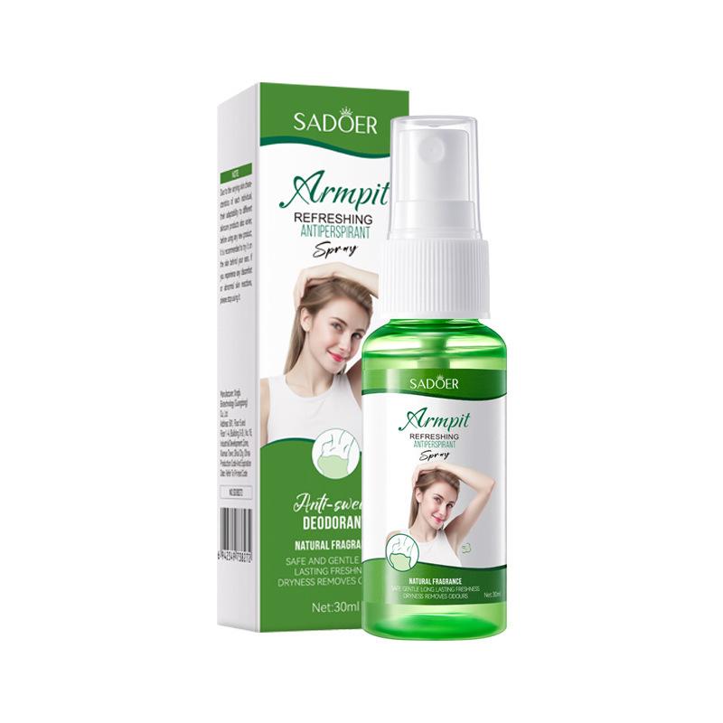 

Underarm antiperspirant perfume spray SADOER body odor removal antiperspirant portable spray 30ML