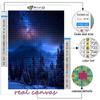 5D DIY Diamond Painting Snow Scene Cross Stitch Diamond Art Embroidery  Mosaic Home Deco