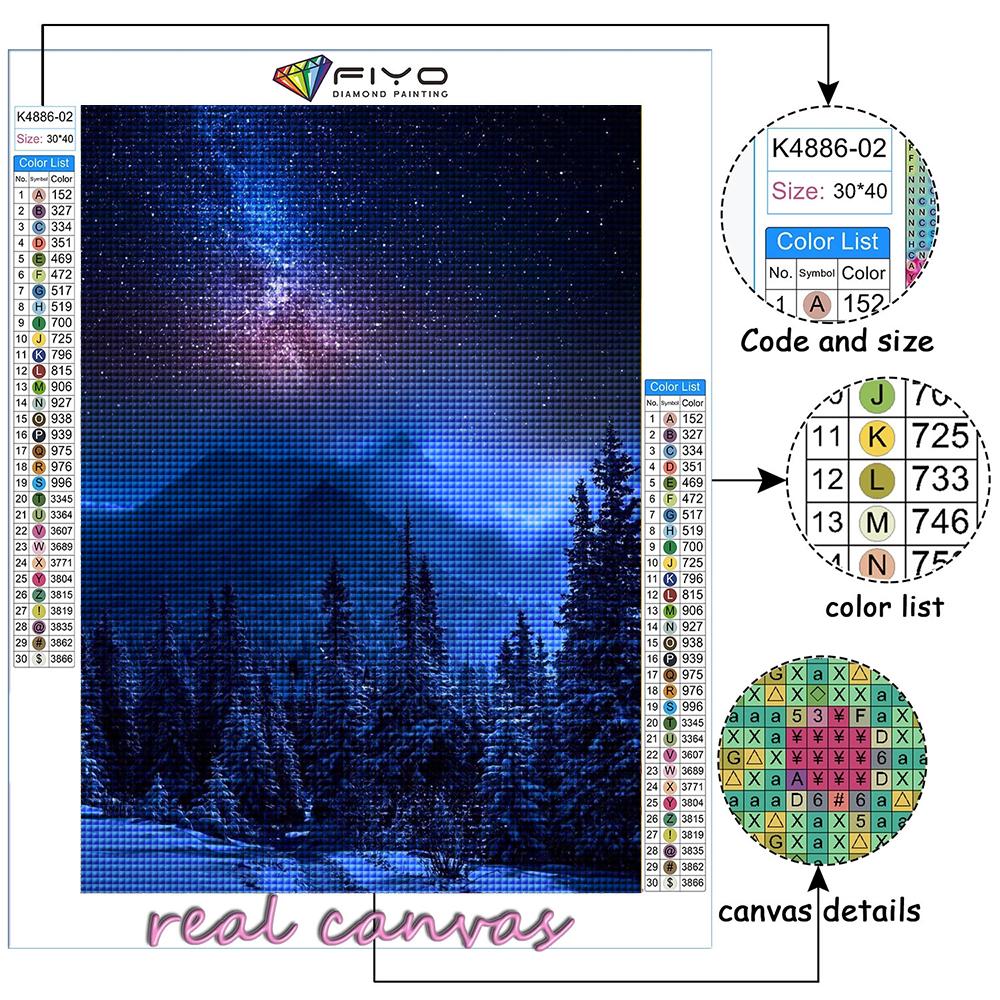 5D DIY Diamond Painting Snow Scene Cross Stitch Diamond Art Embroidery  Mosaic Home Deco