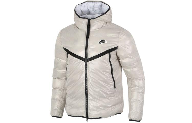 Nike Puffer Jacket Winter Men s Stone White CZ1509-230 S
