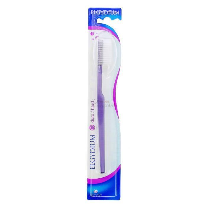 Brosse À Dents - Elgydium - CLASSIC Standard - Tête Longue - Dure - Hygiène Bucco-dentaire