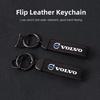 Car Suede Keychain Zinc Alloy Key Ring Accessories For Volvo XC90 V90 V60 XC60 V40 S80 S60 S90 C40 XC40 V70 XC70 C30 C70 EX90 Rd