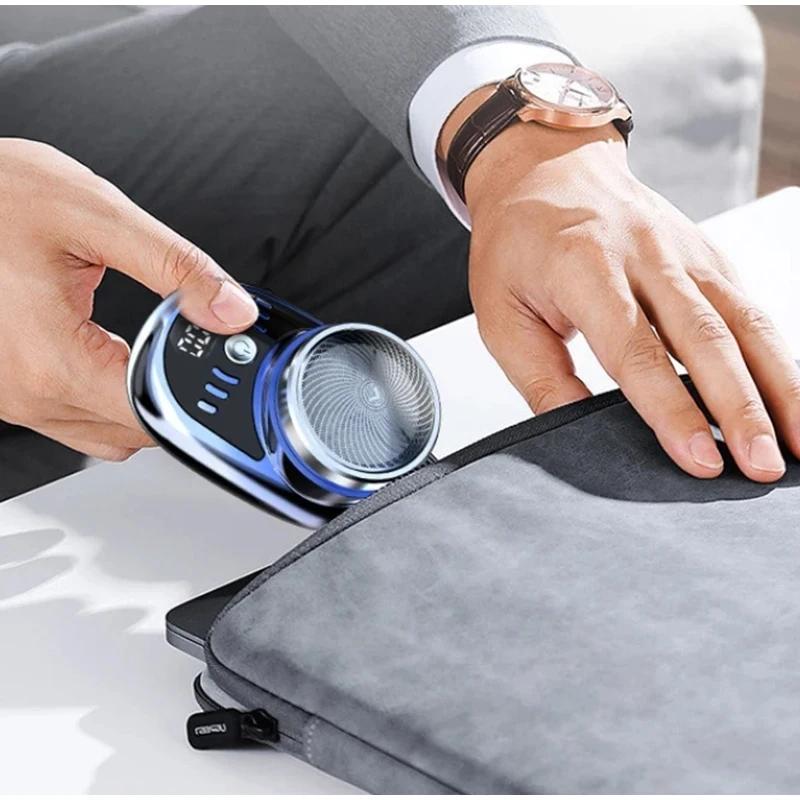 Electric Shaver Portable Razor Man Travel Attire Wet And Dry Usb Rechargeable Shaver Typec Charging Shaving Machine Mini For Men