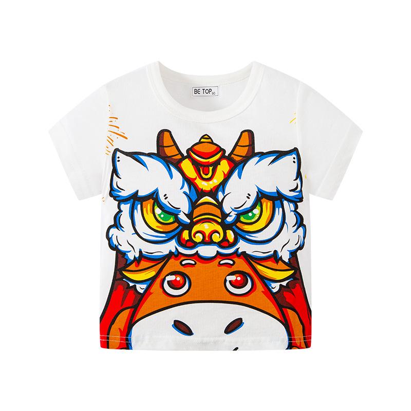 Children s Festive Koi & Lion Dance T-Shirt 100 cm