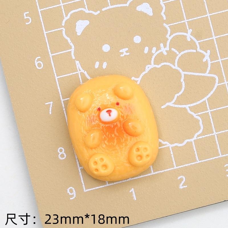 5 Stück Glänzende Katzenkekse Serie Harz Flache Rückseite Cabochons Exquisit für Haarspange DIY Schmuck Basteln Dekoration Trend Zubehör