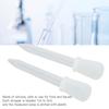 2pcs Liquid Dropper 5ml Capacity Safe Reliable Light Weight Compact Portable Pipettes for Scientific ExperimentsWhite
