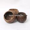 Hainan Coconut Shell Bowl Utensils - Round Coconut Bowl & Cup Candle Holder