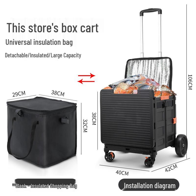 UOSU Foldable Outdoor Camping & Shopping Cart BY10-F