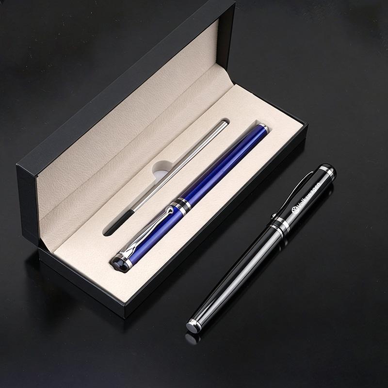 For Volkswagen VW Rline Polo R Golf Touran B8 Octavia Motion GTI Luxury Metal Ballpoint Pens Business Signature Roller Pen GiftsOJ9