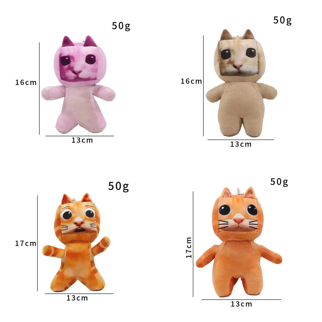 Amigatido Meow Meow Plush Toy With Soft Short Pile For Kids And Collectors