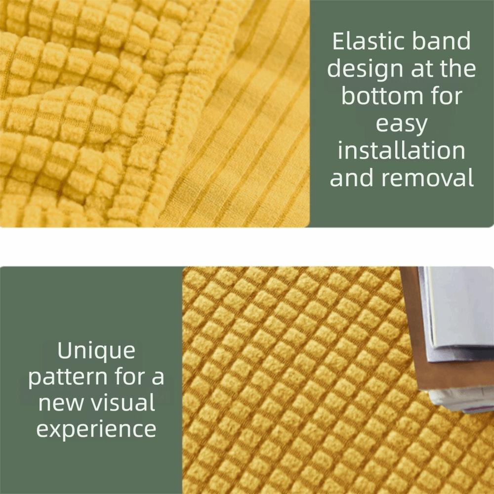 Elastic Spandex Stretch Chair Cover Stretch Jacquard Jacquard Chair Cover  Kitchen