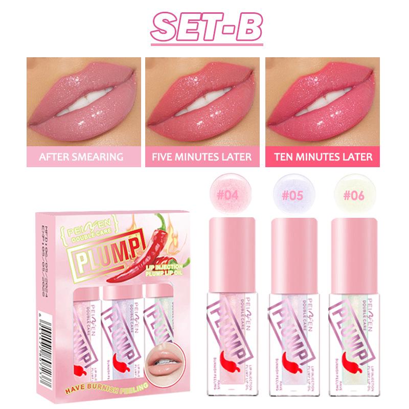 

Набор пламперов для губ PEINIFEN: Увлажняющий и питательный уход для губ Standard