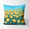 Sunflower Floral Farmhouse Throw Pillow Covers Pattern Cushion Cover Suitable For Sofa Bedroom Car Pillow Cover