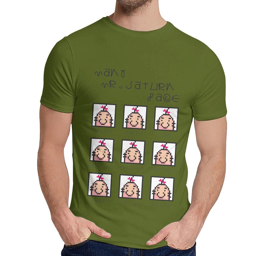 O Neck Many Face Earthbound Mother Rpg T Shirt Crazy For Male Natural Cotton La