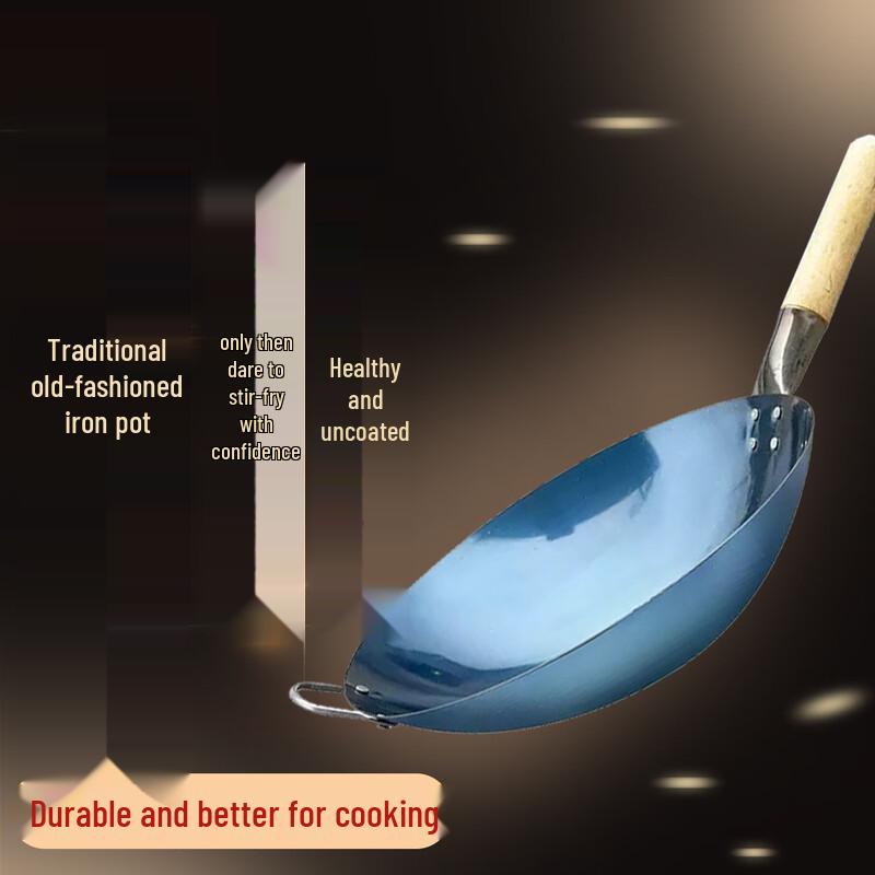 Wutuo Traditioneller unbeschichteter Eisenwok