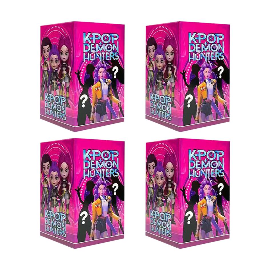 New Kpop Demon Hunters Action Figure Toy Derpys Tiger Rumi Mira Zoey Sussy Figurine Doll Fans Collection Christmas Gift