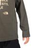 The North Face Long Sleeve Shiretokotoko Organic Shiretoko New Size 120 Kids' Tee, Unisex, Cotton, Taupe,