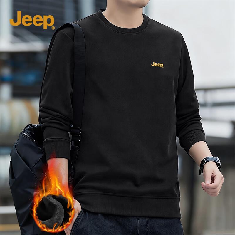 Jeep Men's Casual Crewneck Sweatshirt