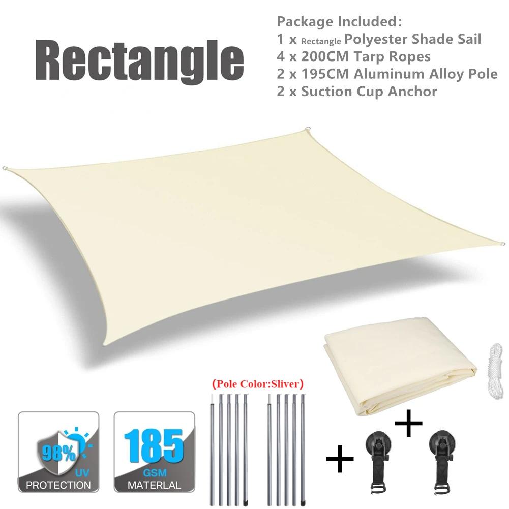 Car Shelter Shade Camping Side Car Roof Top Tent Awning Waterproof UV Portable Camping Tent Automobile Rooftop Rain Canopy