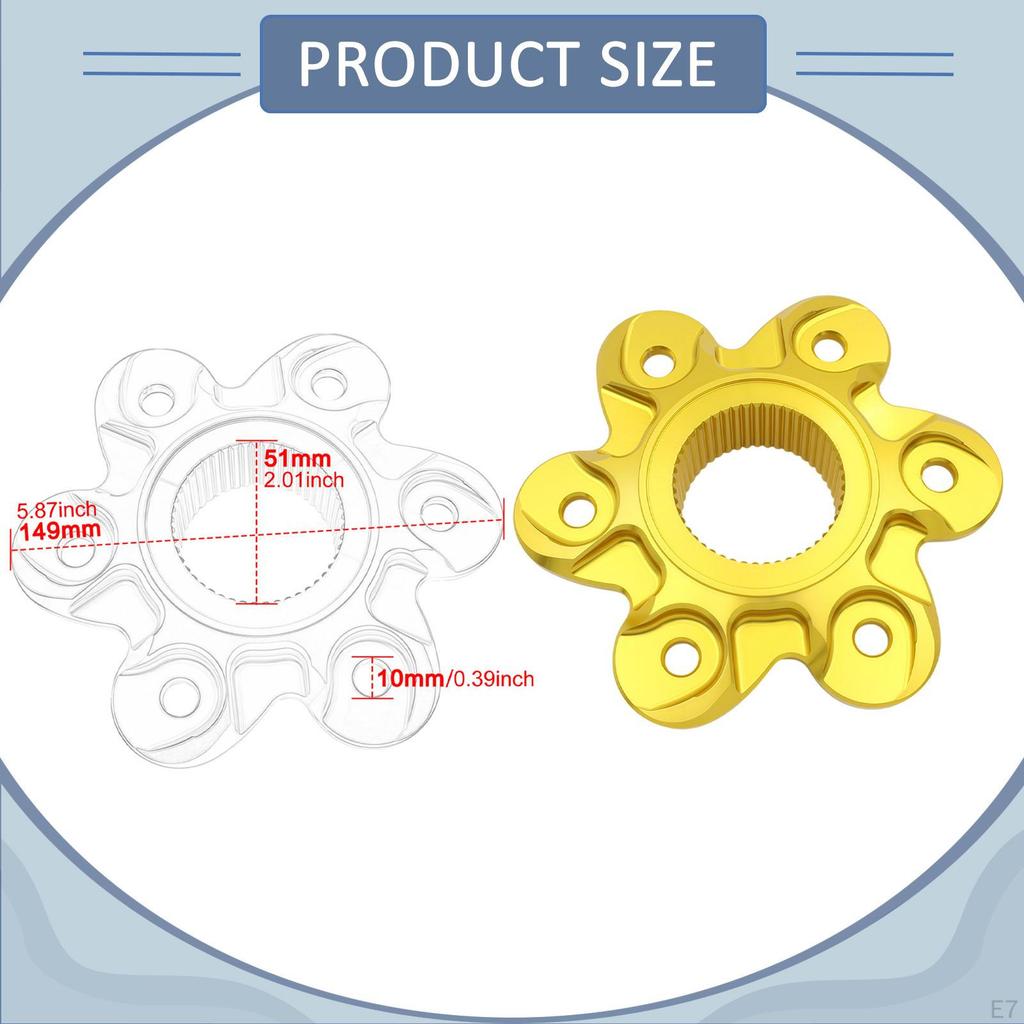 Motorcycle Rear Sprocket Cover Accessories Convenient Replacement Parts