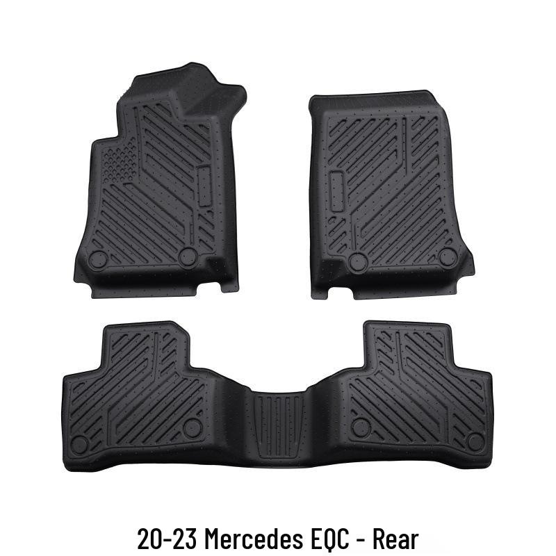 Anti-Slip TPE Floor Mats for 2020-2023 Mercedes EQC: Upgraded Interior Pedal Accessories