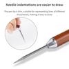 Stainless Steel Coffee Decorating Art Pen Wooden Handle Latte Pull Flower Needle Barista Tool Coffee Accessories Modeling Tool